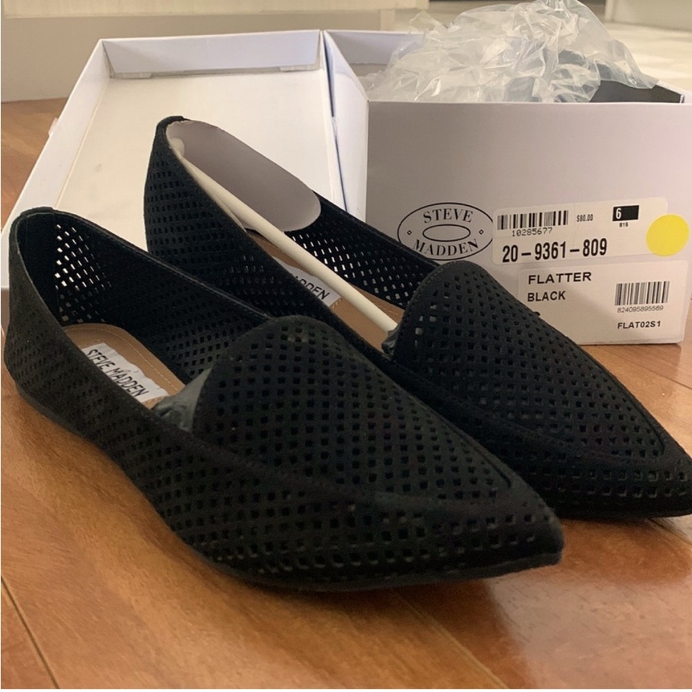 Steve Madden Women's Black Flats